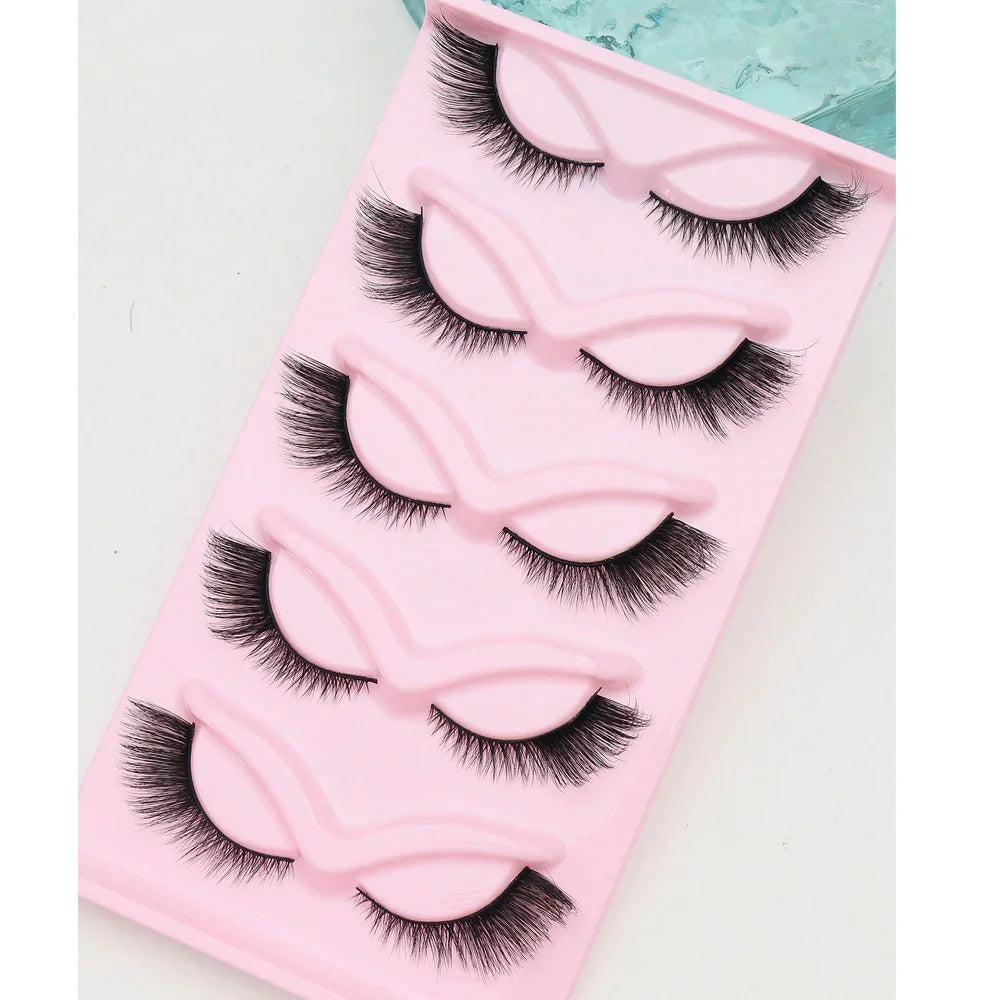 5 Pairs Cat Eye Lashes