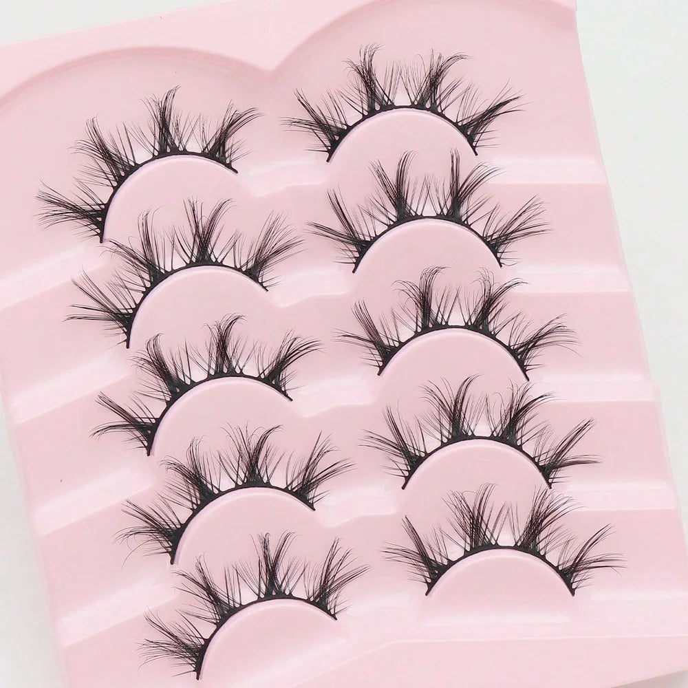 5 Pairs Cat Eye Lashes